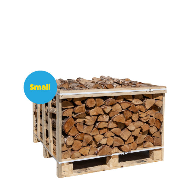 Kiln-Dried Birch Firewood Logs – Small Crate