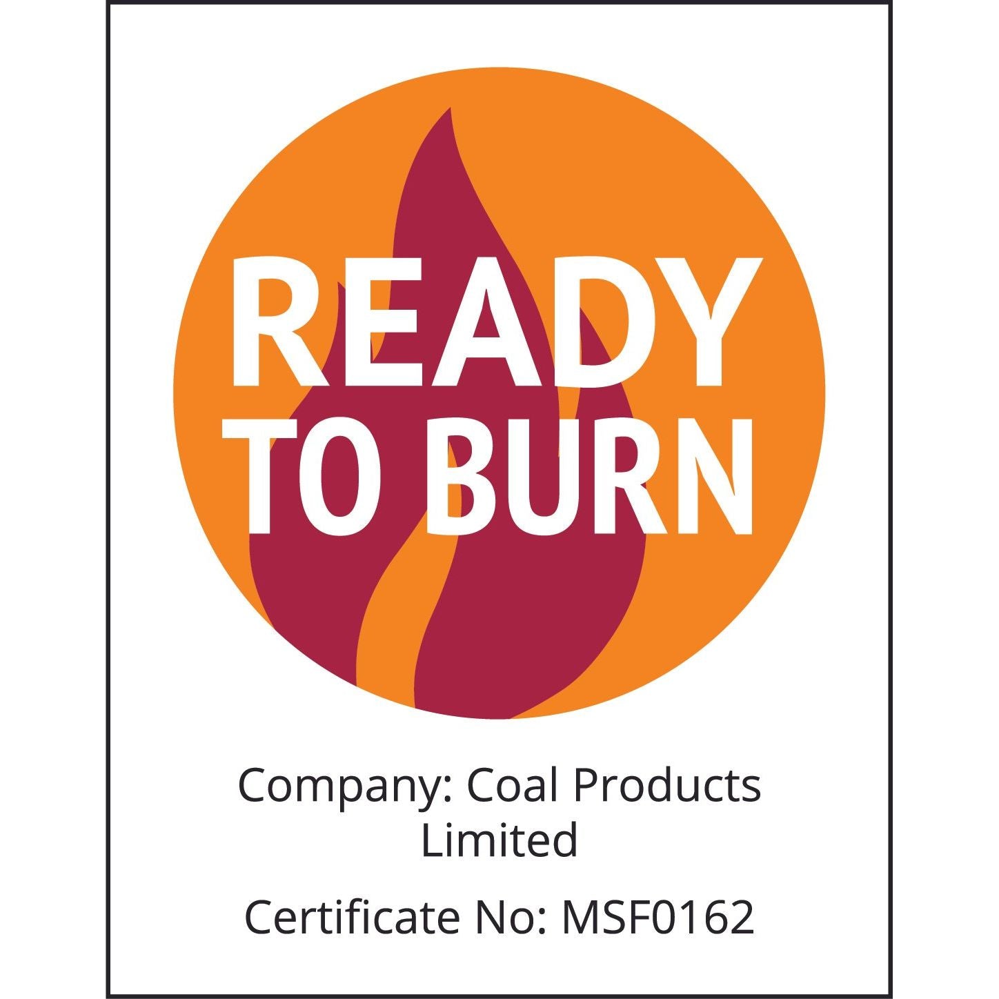 Ready to Burn Certificate